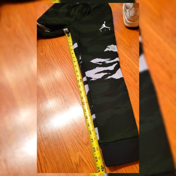 Boys' Jordan Jumpman Air Fleece Camo Pants - Picture 4 of 10